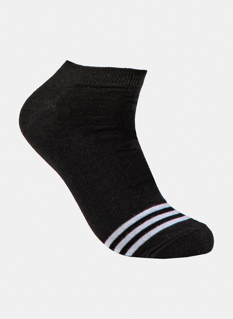 Odds Men's Pack of 3 Lycra Ankle Patterned Socks - Image 4